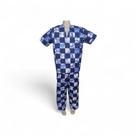 Conjunto Masculino com Estampa Africana Azul