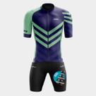 Conjunto Masculino de Ciclismo - Camisa Premium Apex e Bermuda Forro de Gel