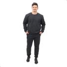 Conjunto Masculino de Moletom Gola Careca Flanelado Confortável Básico