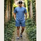 Conjunto Masculino de Verão Camiseta + Shorts Texturizado Leve e Super Confortável Conjunto Masculino de Verão Camiseta + Shorts Texturizado Leve e Super Confortável