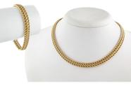 Conjunto Masculino Lacraia 60 Cm 8.5 Ouro 18k 750