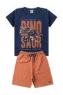 Conjunto Masculino Marinho Tricerat Tamanho:6 anosCor:Azul Marinho