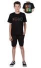 Conjunto masculino menino infantil Isensee bermuda e camisa