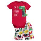 Conjunto Masculino Para Bebê Com Body e Bermuda - Kyly