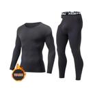 Conjunto Masculino Slim Fit De 2 Peças Para Outono/Inverno: Calça E Camisa De Manga Longa Para