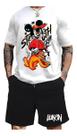 Conjunto Masculino Streechi Bermuda Masculina Moletom