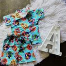Conjunto Mauricinho camisa social com shorts Tema Patrulha Canina Verde Conjunto Mauricinho camisa social com shorts Tema Patrulha Canina Verde