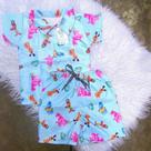 Conjunto Mauricinho camisa social com shorts Tema Pocoio Conjunto Mauricinho camisa social com shorts Tema Pocoio