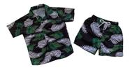 Conjunto Mauricinho Estampado Paisagem