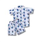 Conjunto Mauricinho Lilo E Stitch - Camisa E Bermuda -