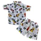 Conjunto Mauricinho Patrulha Canina - Camisa E Bermuda