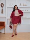Conjunto Max Kimono E Shorts Saia Liso 1 Geração Plus Size G1 G2 G3 G4