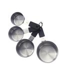 Conjunto Medidoras de Xicaras Inox 4 pçs 250ml,125ml, 80ml, 60ml Weck