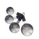 Conjunto Medidoras de Xicaras Inox 4 pçs 250ml,125ml, 80ml, 60ml Weck