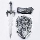 Conjunto Medieval Escudo, Espada e Punho - brink +