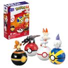 Conjunto Mega Pokémon Fire-Type - 105 Peças para Construção Infantil