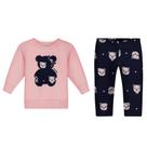 Conjunto Menina Alakazoo Blusa Moletom Felpado e Calça Molecotton Felpado Marinho Tamanho:P