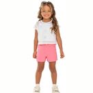 Conjunto Menina Angerô 3 Peças Regata Algodão Blusa Tule Det