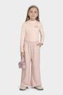 Conjunto Menina Baby Look Cotton e Calça Soft Flex Glinny Cor:RosaTamanho:8