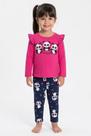 Conjunto Menina Blusa e Legging Estampa Urso Panda Kyly