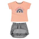 Conjunto Menina Blusa e Saia 10 ao 18 Malwee Ref. 097274