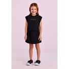 Conjunto Menina Blusa e Shorts Saia em Algodão - Petit Cherie
