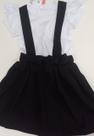 Conjunto Menina Blusa Saia Suspensório Verão LessaKids K311 -