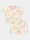 Conjunto Menina Borboletas Rosa Abrange