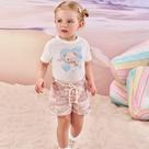 Conjunto Menina Cinti Blusa Algodão e Short Clochard em Mole Tamanho:1Cor:Igual da foto