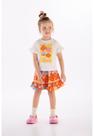Conjunto Menina com Blusa e Short Três e Já