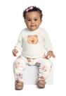 Conjunto Menina Creme Livy