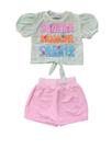 Conjunto Menina Fakini Roupa Verão Criança