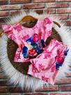 Conjunto Menina Infantil Malu Temático Divertidamente+ Short