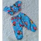 Conjunto Menina Infantil Temático Ciganinha Minnie ( Azul)