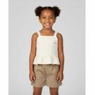 Conjunto menina Infantil Verão Marlan Blusa Badinho Premium TAMANHO:2COR:MARROM Conjunto menina Infantil Verão Marlan Blusa Badinho Premium TAMANHO:2COR:MARROM
