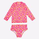 Conjunto Menina ML Malha UV Neon Print