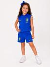 Conjunto Menina Moletonzinho Azul Copa