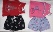 conjunto menina tamanho 1, 2 e 3 anos