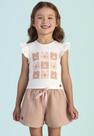 Conjunto Menina Ursos Shorts Estampado MonSucré