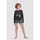 Conjunto Menino Alakazoo Camiseta e Sunga Praia e Piscina UV50+ Preto Conjunto Menino Alakazoo Camiseta e Sunga Praia e Piscina UV50+ Preto