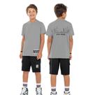 Conjunto Menino And.Go Camiseta Algodão e Bermuda Cinza/Pret Tamanho:20Cor:Igual da foto Conjunto Menino And.Go Camiseta Algodão e Bermuda Cinza/Pret Tamanho:20Cor:Igual da foto