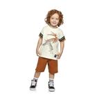 Conjunto Menino Angerô Camiseta Algodão e Bermuda Moletinho - ANGERO
