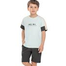 Conjunto Menino Angerô Camiseta Algodão e Bermuda Moletinho Tamanho:8Cor:Igual da foto