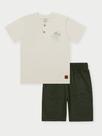 Conjunto Menino Beach Gelo Abrange