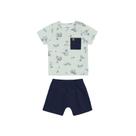 Conjunto Menino Bebê Manga Curta Alakazoo Ref. 45880 Conjunto Menino Bebê Manga Curta Alakazoo Ref. 45880