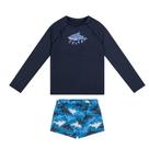 Conjunto Menino BGR Camiseta Splash Proteção UV50+ e Sunga B Tamanho:8Cor:Igual da foto