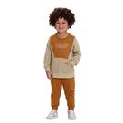 Conjunto Menino Blusa em Moletom e Calça Moletom New Wave laranja adventure - Alakazoo Conjunto Menino Blusa em Moletom e Calça Moletom New Wave laranja adventure - Alakazoo