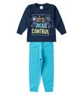 Conjunto Menino Blusa Longa E Calça Select Azul