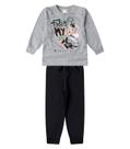 Conjunto Menino Blusa Longa E Calça Select Cinza