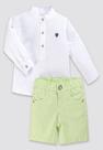 Conjunto Menino Camisa Bermuda Anjos Baby
